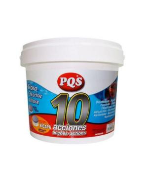 PQS CLORO 10 ACCIONES BICAPA, 5KG